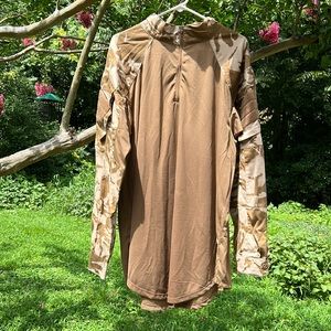 BRITISH MILITARY UNDER BODY ARMOUR COMBAT SHIRT - DESERT DPM CAMO